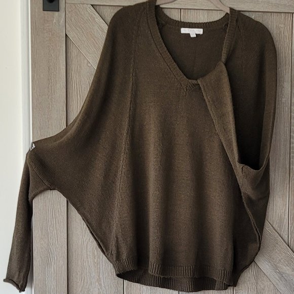 DON’T ASK WHY, knit sweater, One Size, dark army green - Picture 3 of 10